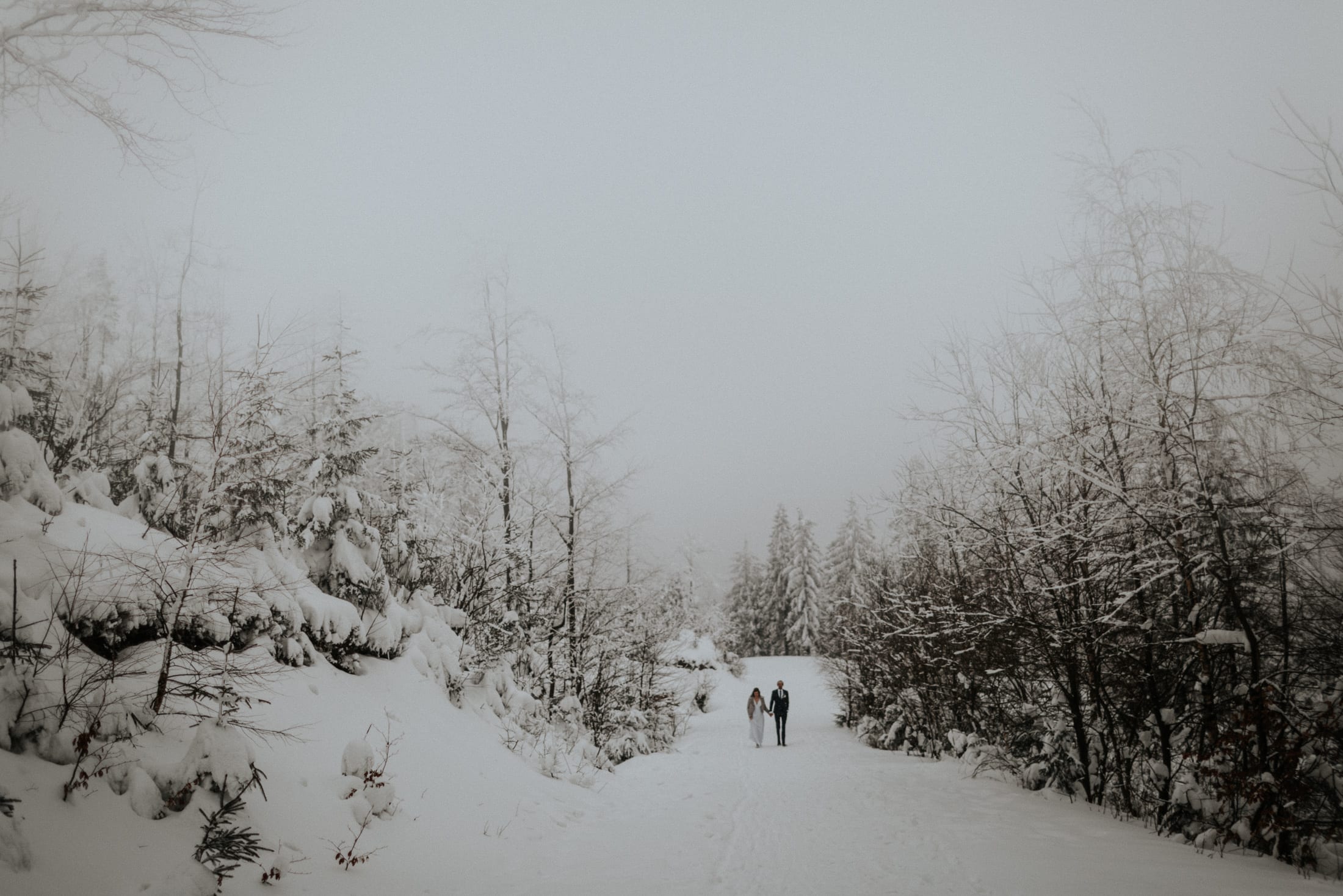 Kasia & Mariusz <br>Zimowa sesja w górach 49